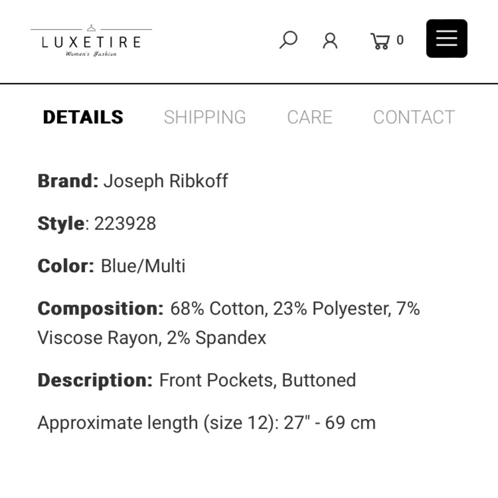 JOSEPH RIBKOFF Sequin Denim Jacket - Picture 5 of 12